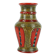 Vintage 1960s 70s vase u-keramik model 593/30 red brown green black wgp