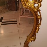Large-format golden baroque mirror 66x97cm