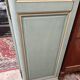 Armoire classique, 2 portes vitrées et miroirs intérieurs