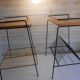 Bedside tables in scoubidou from the 50s, 60s