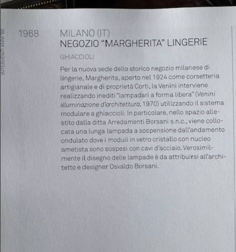 “Free Form Chandelier” By Venini, Model Created In 1968 By Osvaldo Borsani