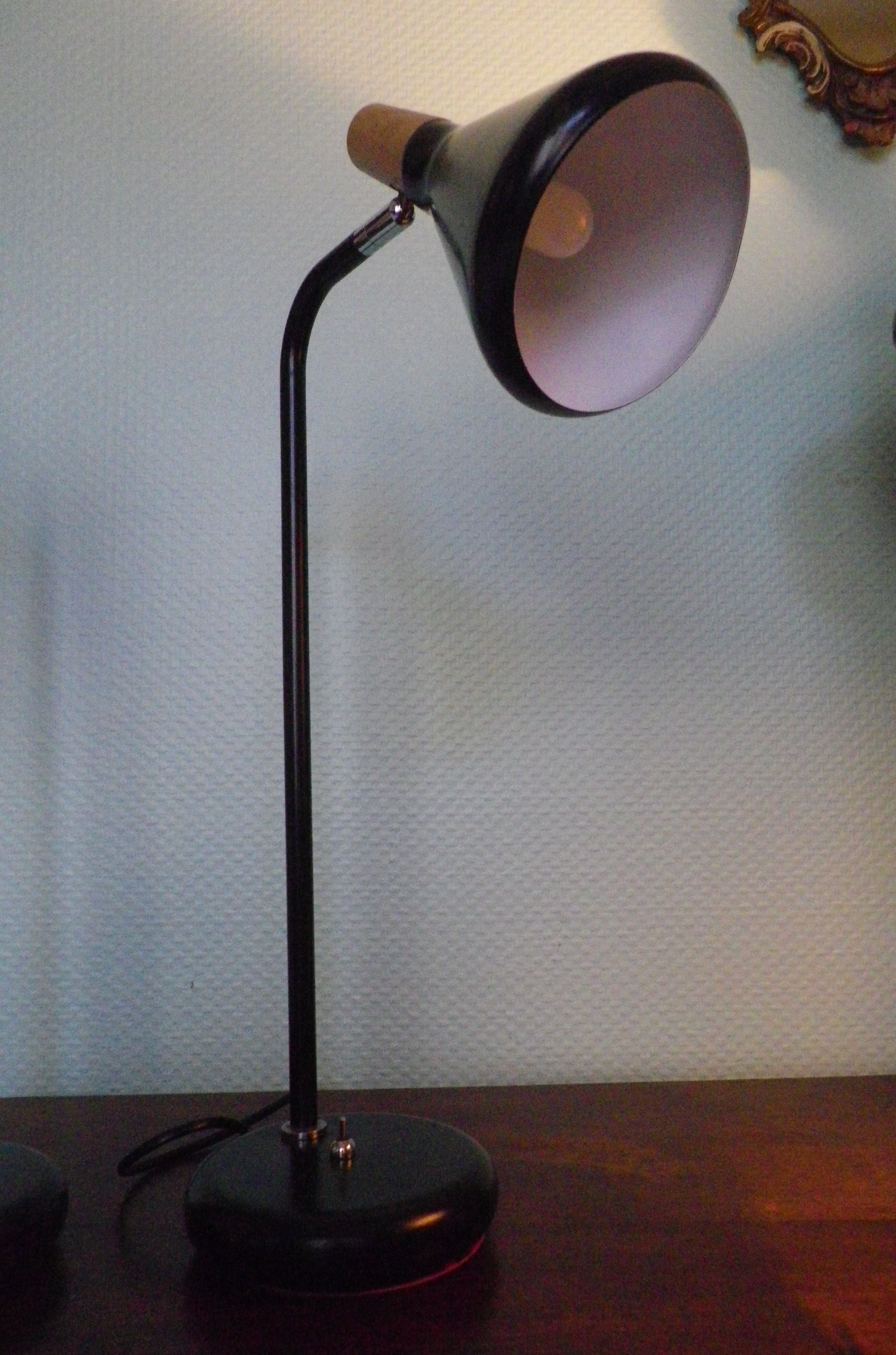 Lamps with tilting lampshade, Italian design from the 70s