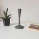 Vintage brutalist candlestick