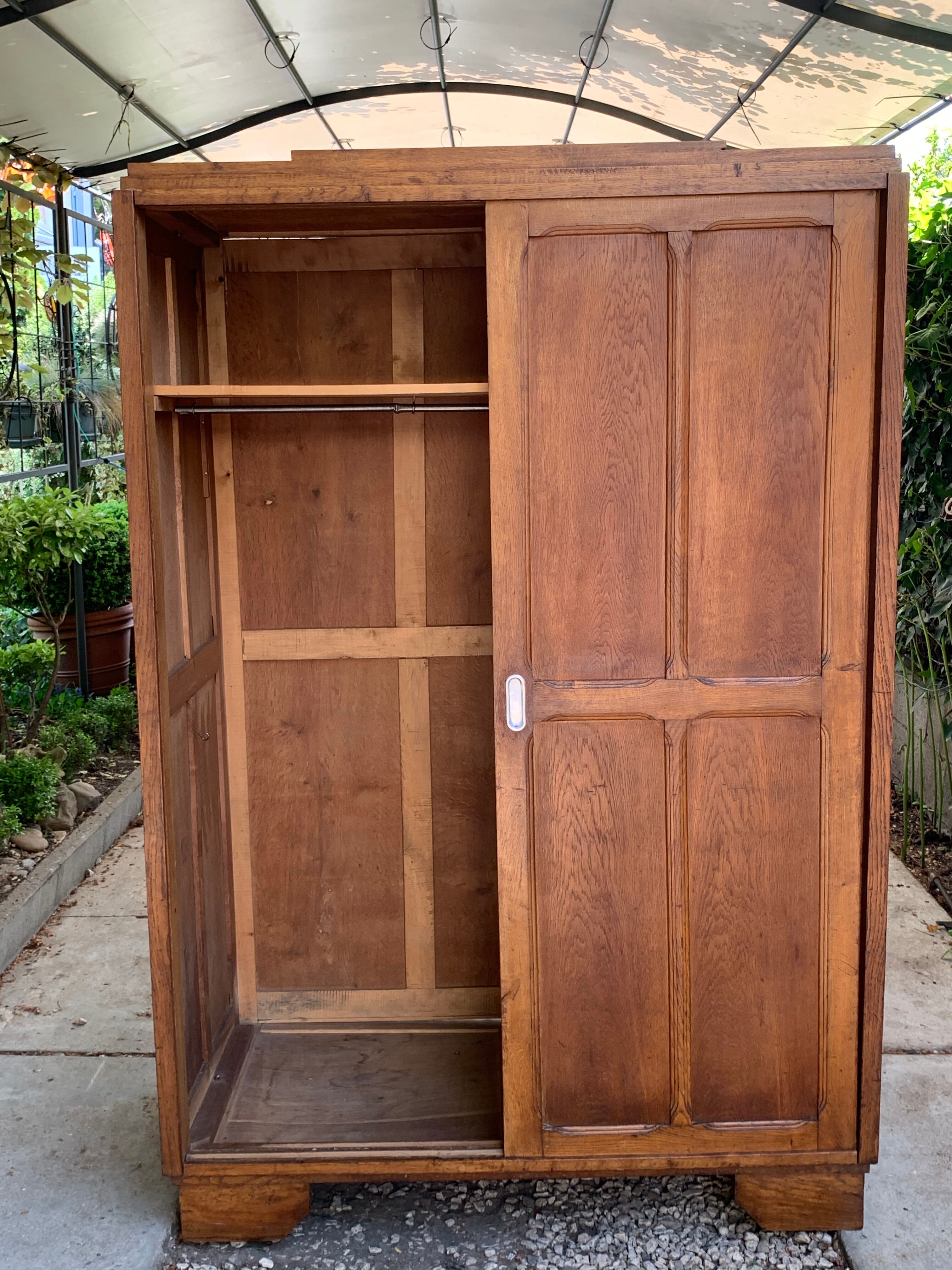 Parisian wardrobe 50's sliding doors