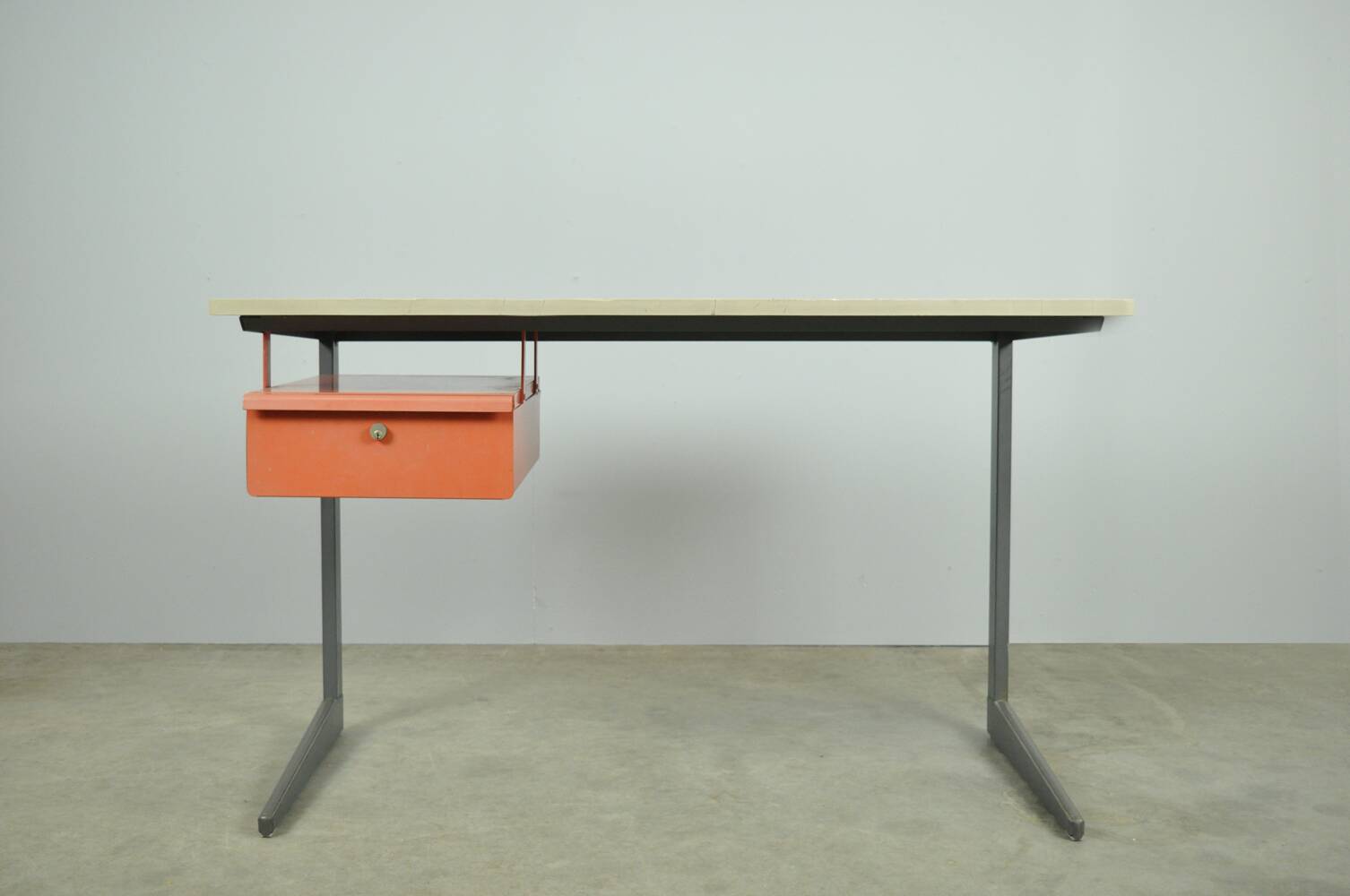 Vintage AHREND industrial Result desk by Friso Kramer, 1950s Netherlands