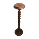 Sellette solid wooden column