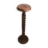 Sellette solid wooden column