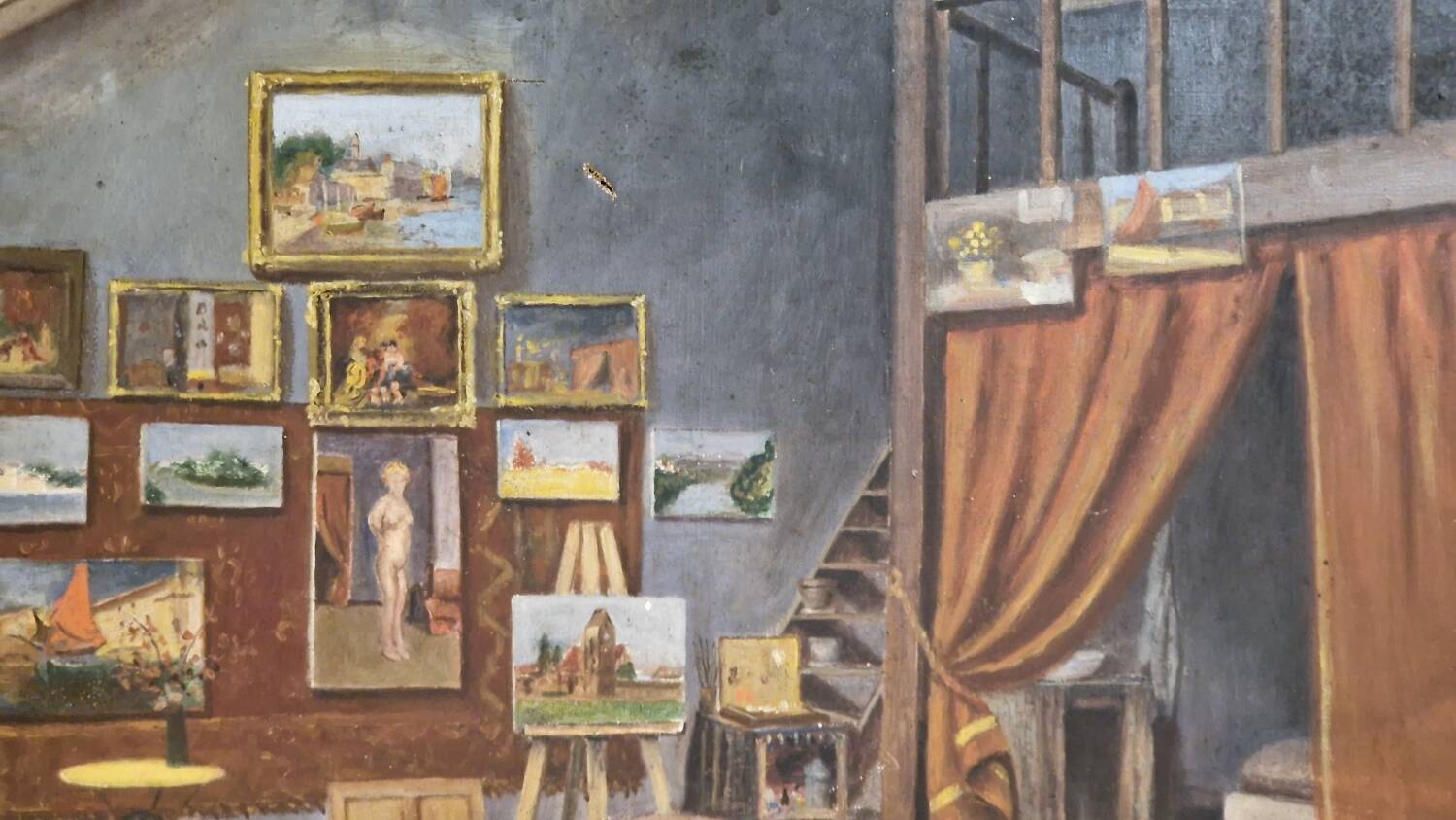 Tableau chambre d'artiste