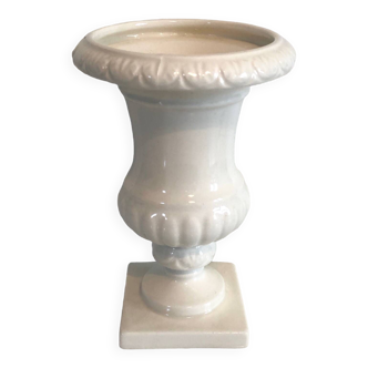 White ceramic Medici vase