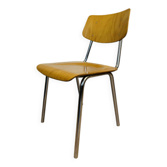 Chaise d'école vintage de Tchécoslovaquie des années 1980, modèle Z 323