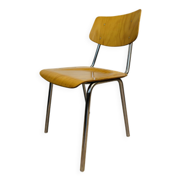 Chaise d'école vintage de Tchécoslovaquie des années 1980, modèle Z 323