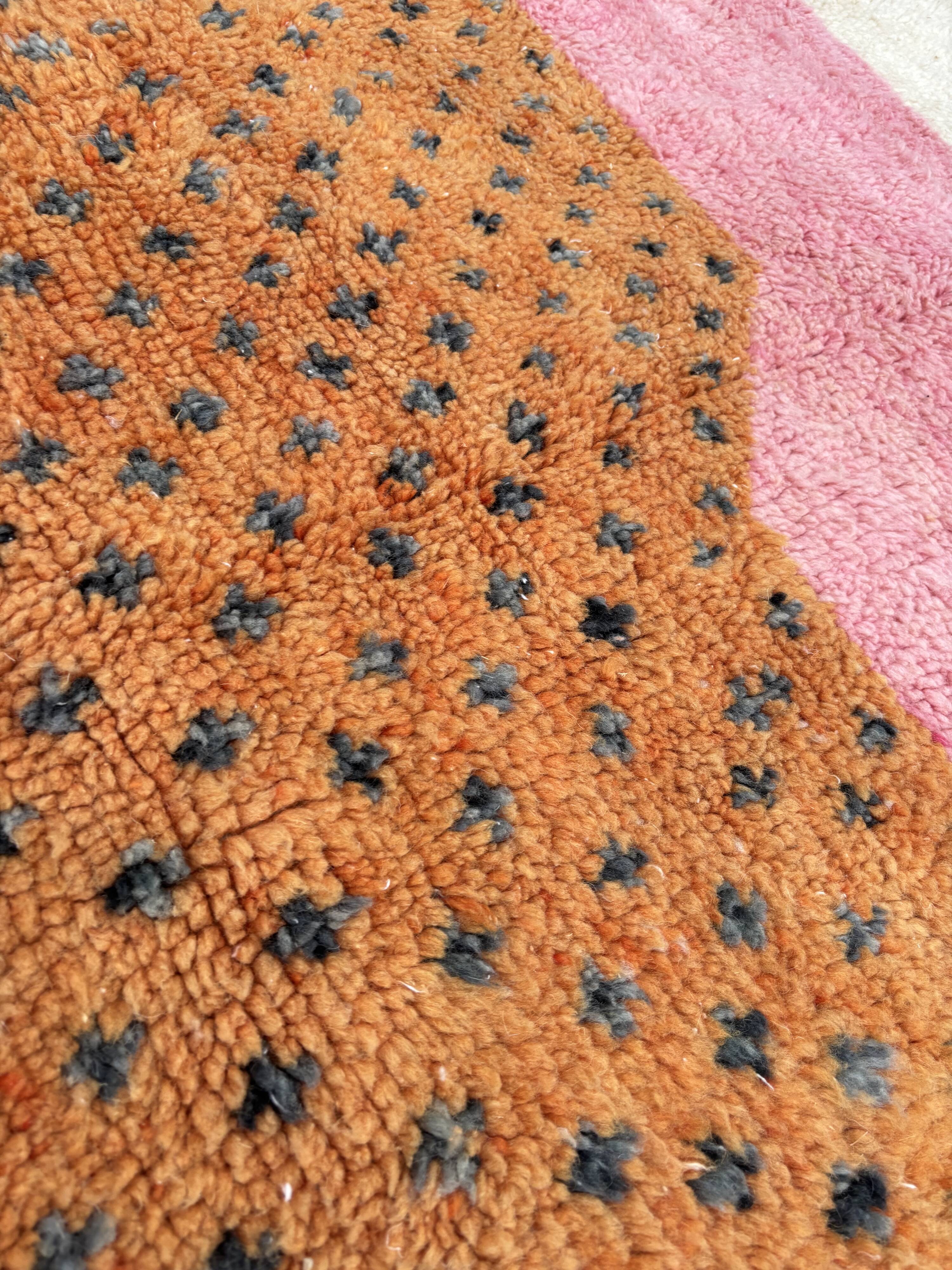 Modern Moroccan Berber wool rug