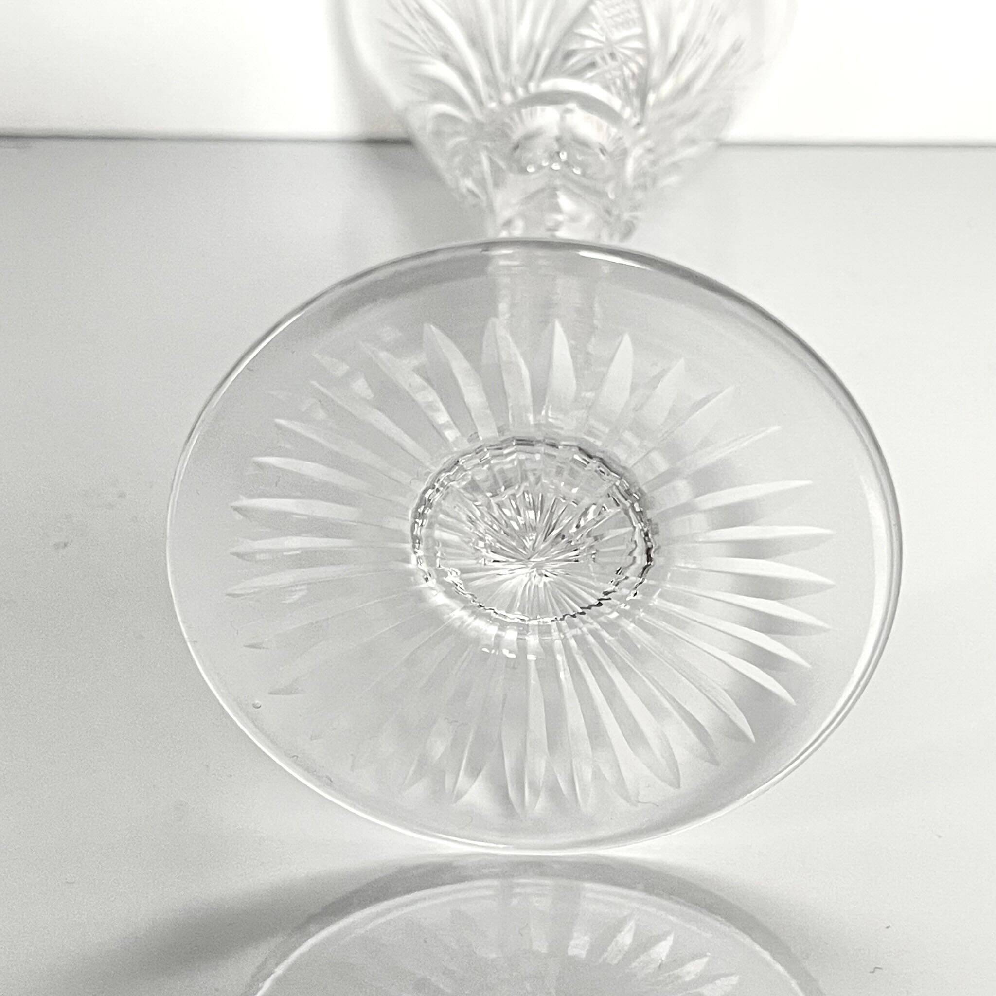 6 Saint-Louis Crystal Glasses - Nelly Model
