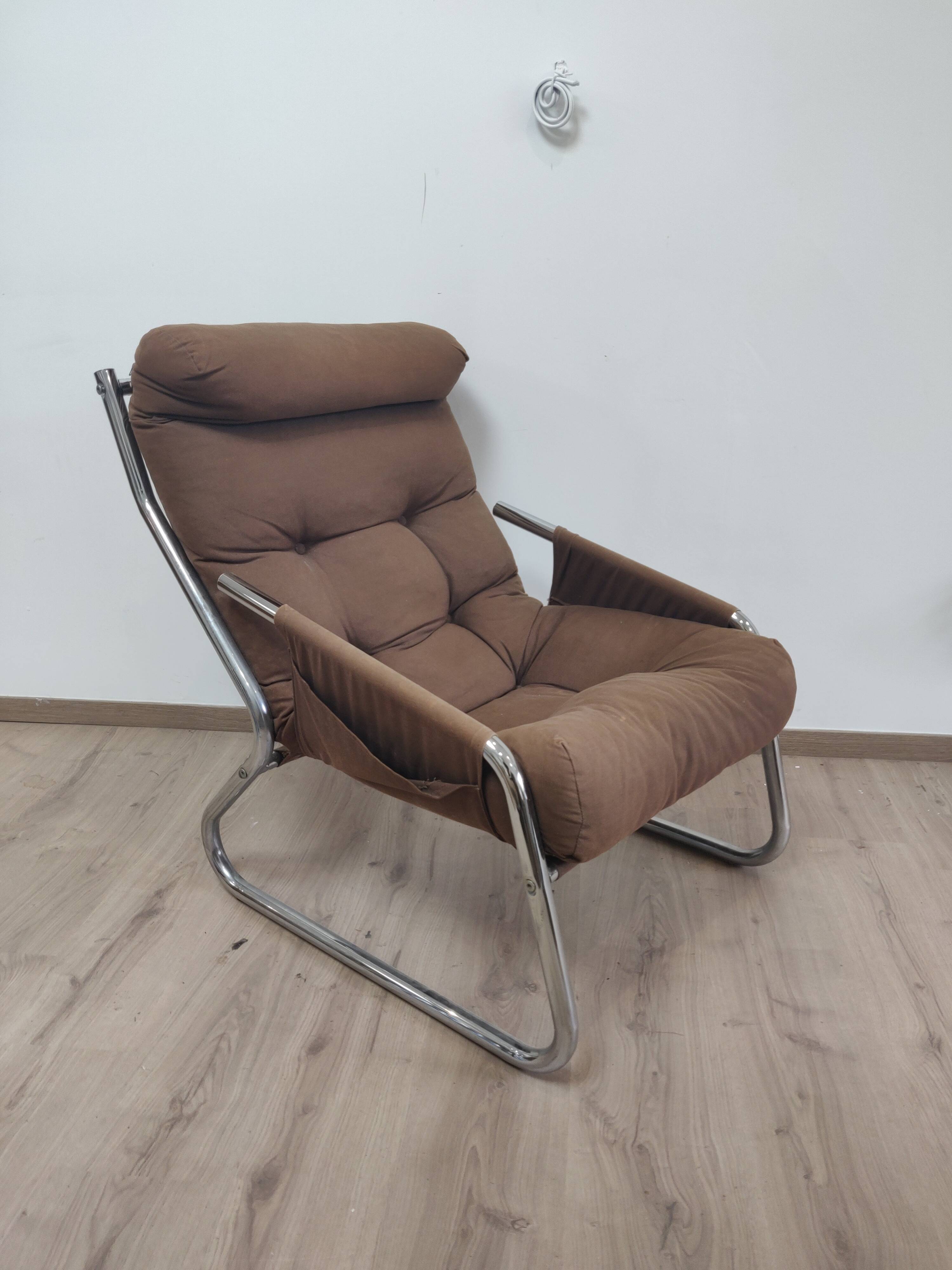 Lounge armchair vintage design years 1970