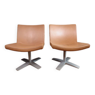 2 select largo armchairs by harri korhonen for inno, 2000