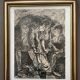 Tableau encre de chine XXe