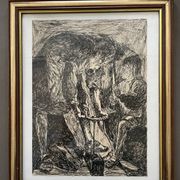 Tableau encre de chine XXe