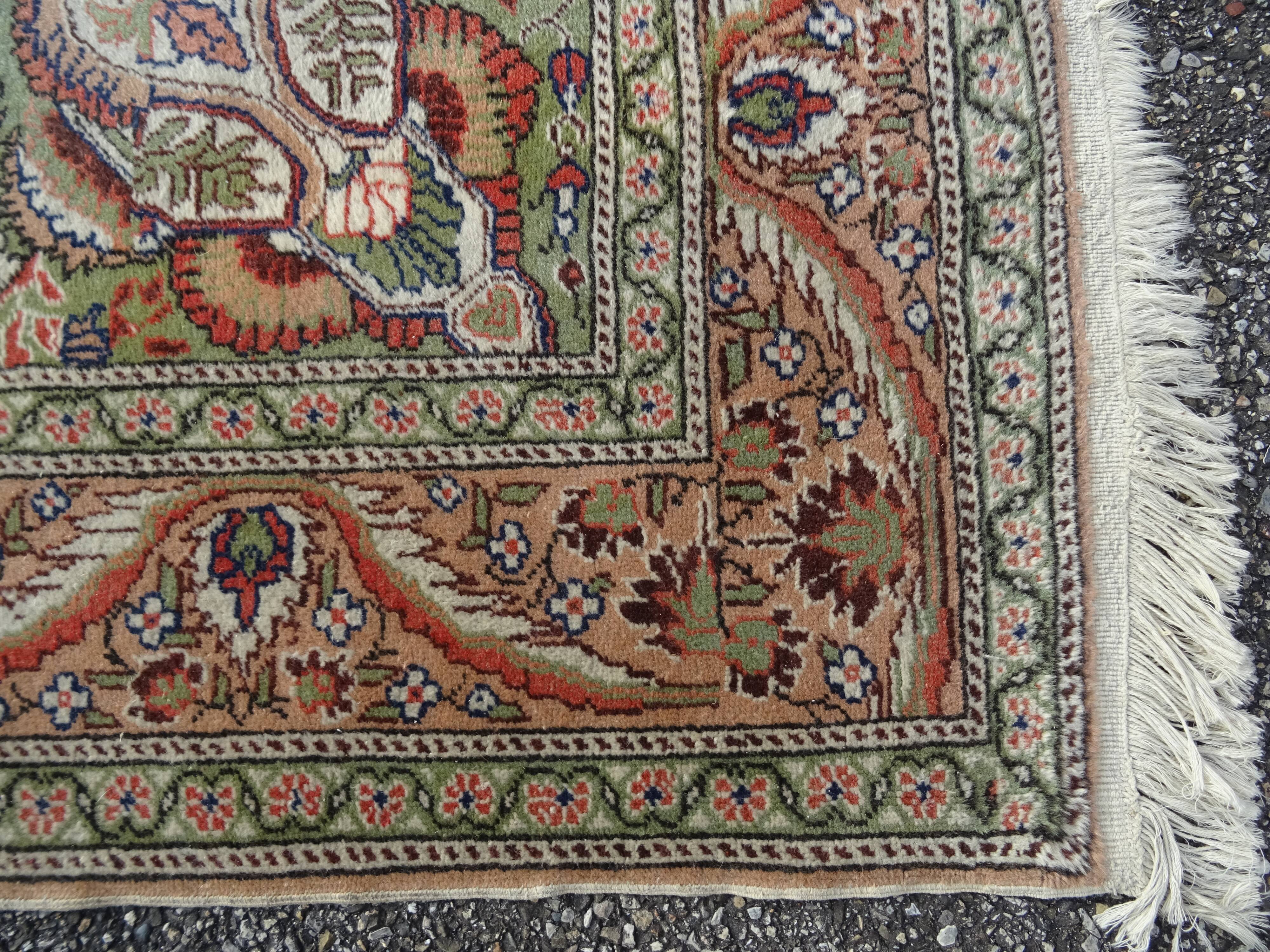 Vintage Handmade Oriental Rug 303 X 198