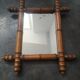 Barber mirror vintage 1920 1930 33x39cm