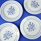 Lot of 4 K & G Luneville dessert plates