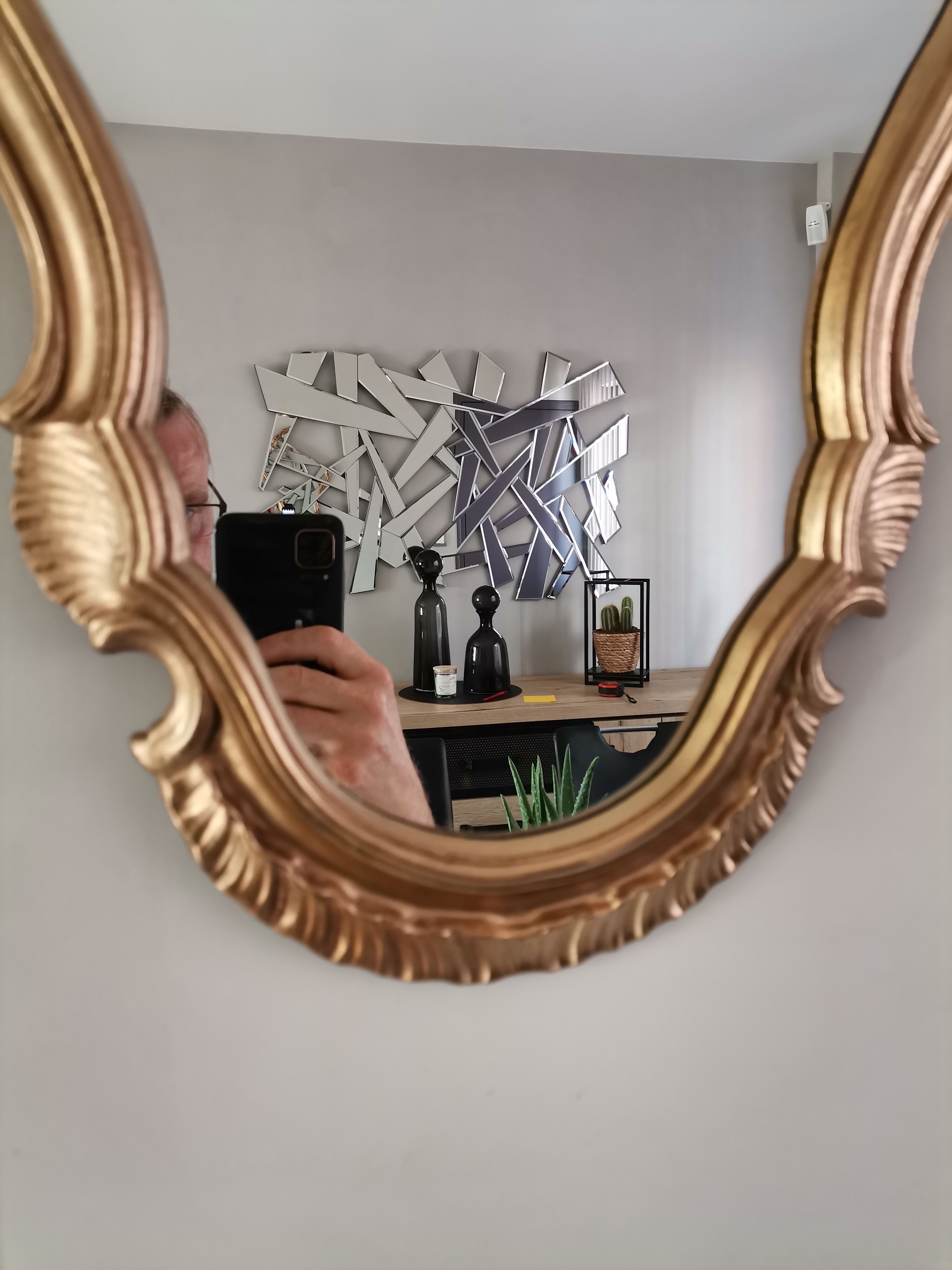 Gilded wood mirror 40x60cm