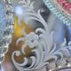 Venetian Italian mirror Barovier Murano from the 1940s.