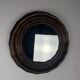 Small octagonal wooden mirror in neo-Renaissance / neo-Gothic style