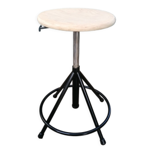 Tabouret des années 1950 industriel