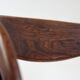Series of 4 scandinavian chairs in rio Johannes Andersen rosewood 1960
