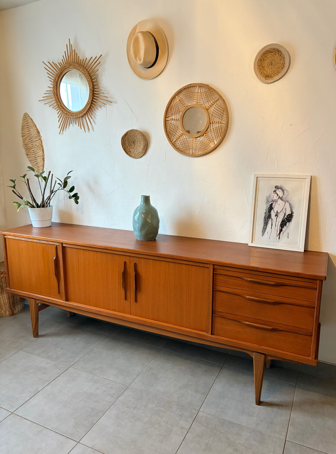 Vintage teak sideboard