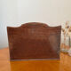 Porte-courrier en bois vintage