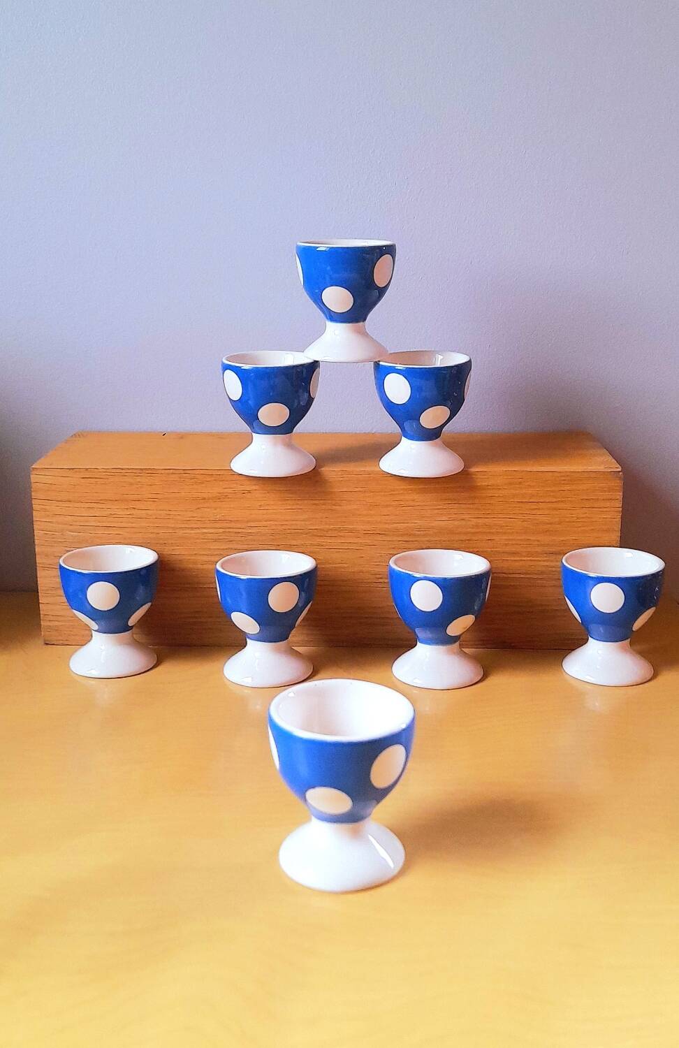 Vintage ceramic egg cups