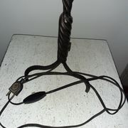 Wrought iron lamp foot
