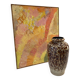 Large West Germany ceramic vase, vintage
