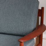 Scandinavian teak bench by Grete Jalk