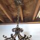 Lustre fer forgé ancien