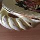 Old plate in ceramic (barbotine pottery) signed vallauris
