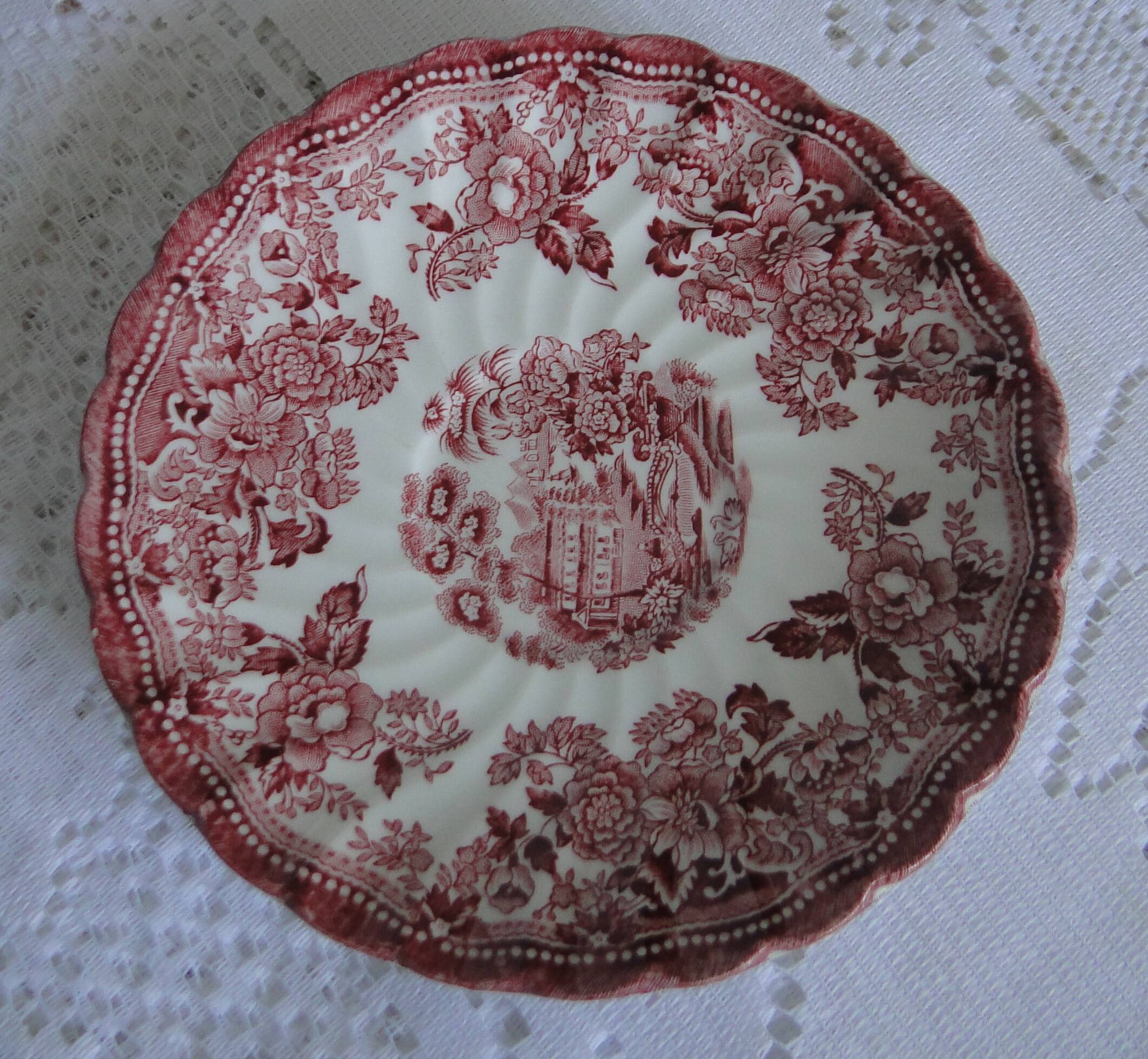 Lot 10 flat bread plates myott model tonquin