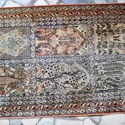 Silk cashmere carpet 143x79cm
