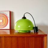 Suspension in green opaline mushroom design 60s-70s