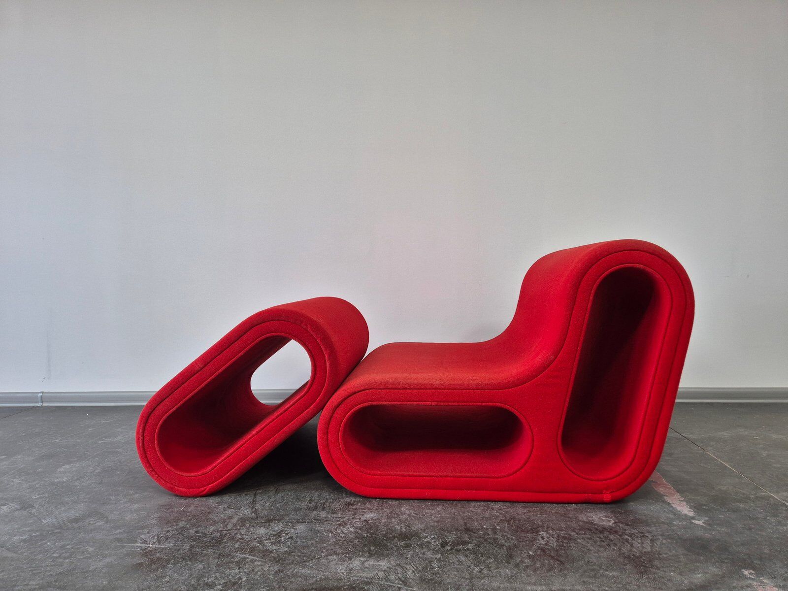Set of Other One lounge chair with ottoman by Leif Jörgensen for Hay, 2004
