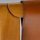 Elm and leather chair, Luigi Gorgoni, 1970s