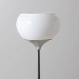 Italian trumpet floor lamp in chrome, 1970s
