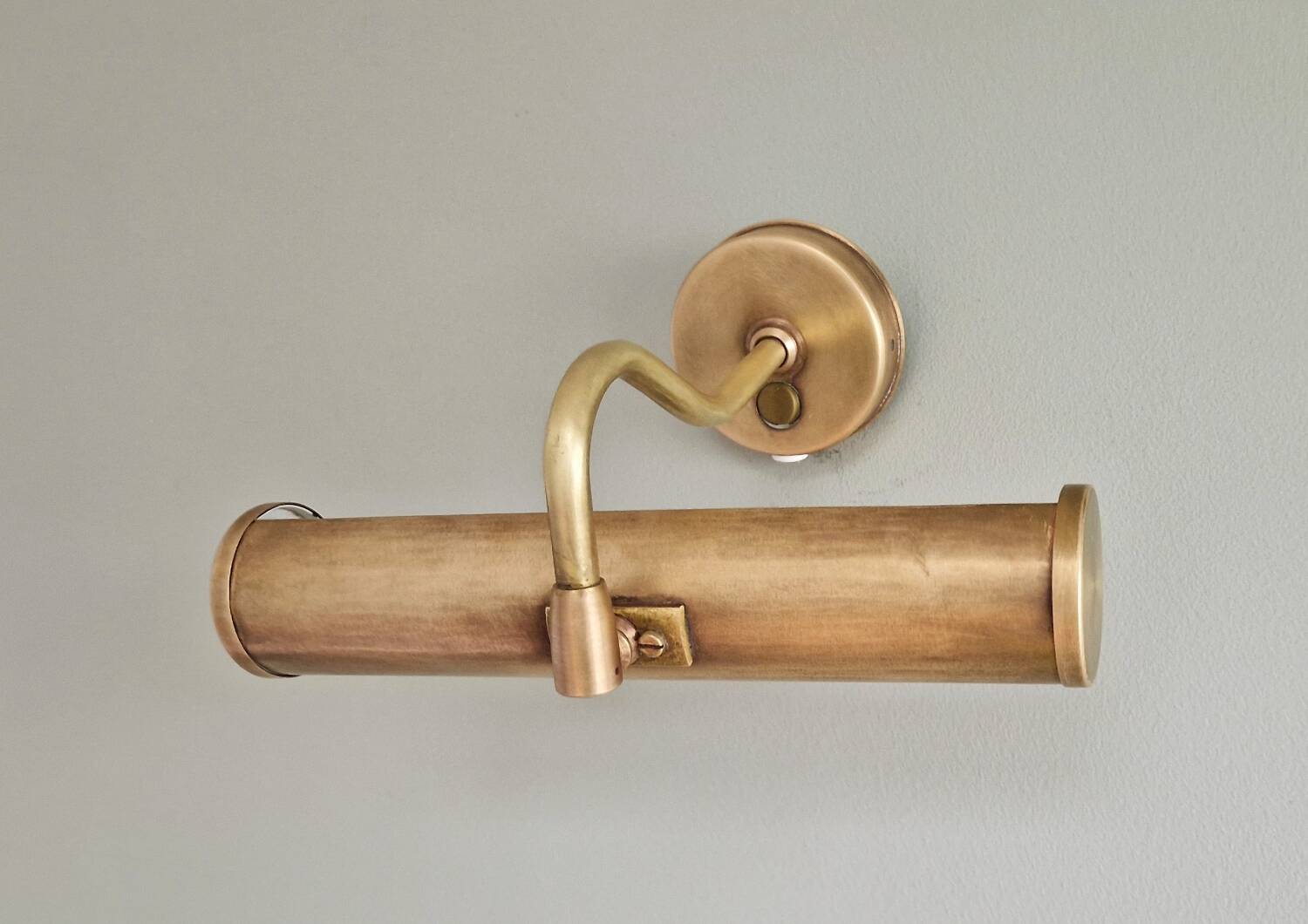 Vintage 80s brass picture light Ikea