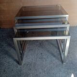 Vintage 70s nesting coffee tables