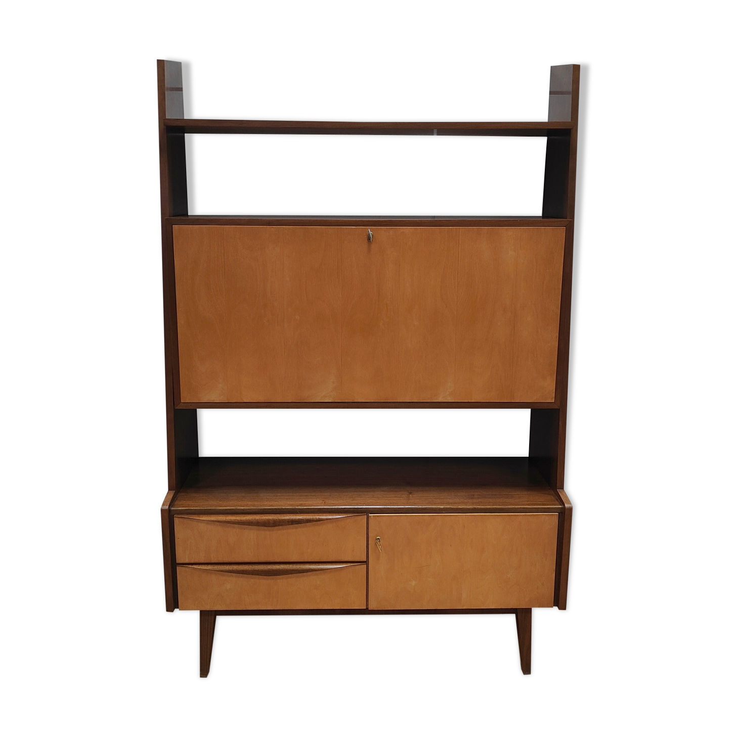 Shelf wall cabinet secretary