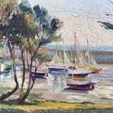 Sailing boat port