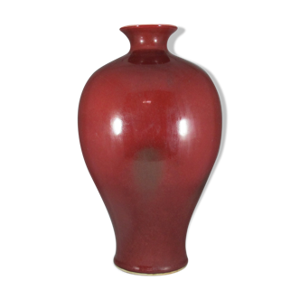 Vase rouge sang de bœuf  chinois Chine