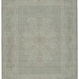 Tapis Oushak turc fait main 283 cm x 376 cm