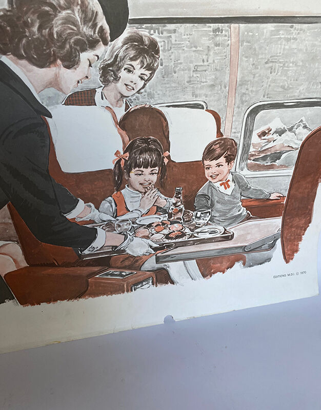 Set of 'train & accident' posters